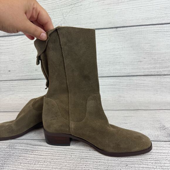 Sole Society Women's Leather Calanth Mushroom Boots Size 7 - Picture 1 of 8